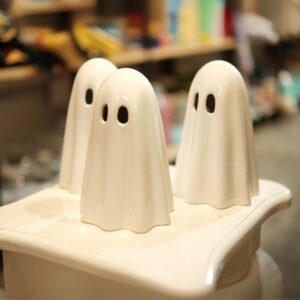 3 Fantasmas Blancos porta velas