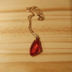 Collar Piedra Filosofal Roja