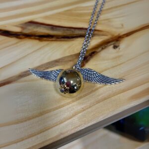 Collar Reloj de bolsillo Snitch Dorada