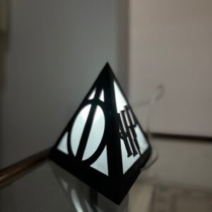 Lampara 3d de La Reliquias de la Muerte doble edición
