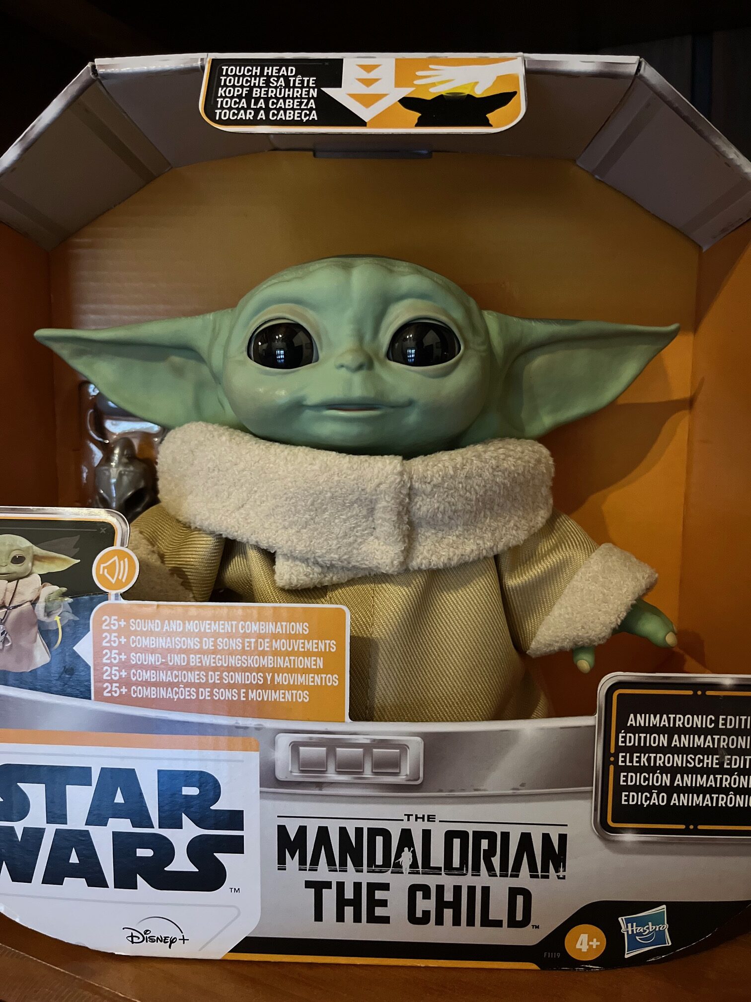 Grogu Baby Yoda de la serie The Mandalorian,licencia oficial de Star Wars – Disney. - Imagen 3