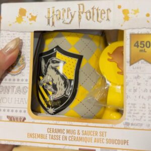 Taza de hufflepuff miniso