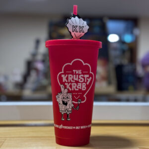 Vaso Plastico XL Don Cangrejo Bob Esponja