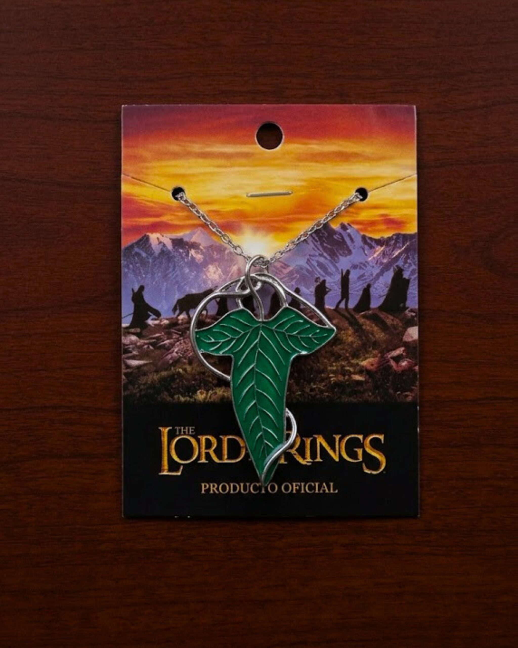 Collar y Pin Hoja de Lorien Lord Of The Ring